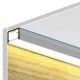 Prisadený hliníkový profil pre LED pásy 12x12mm SMART10