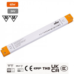 LED nábytkový napájací zdroj 24V-60W IP20 SNAPPY SL60-24VF-1