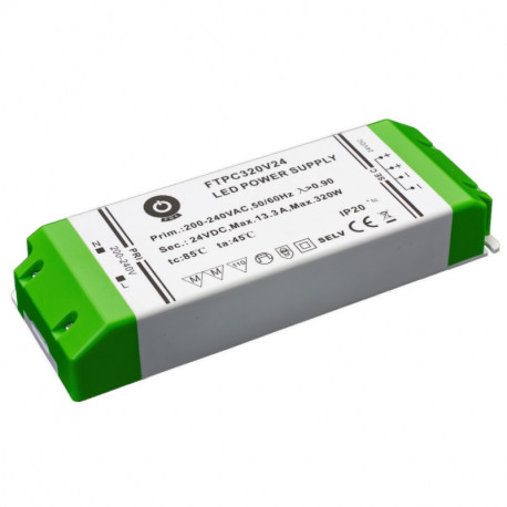 LED nábytkový napájací zdroj 24V-320W IP20 POS FTPC320V24
