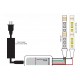 Set RGBW ovládania RF 2,4GHz kontrolér + DO DC12-24V 24A ecolight - Black