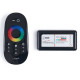 Set RGBW ovládania RF 2,4GHz kontrolér + DO DC12-24V 24A ecolight - Black