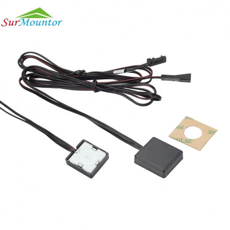 Stmievač/Spínač dotykový pod zrkadlo DC12/24V 4A IP40 SurMountor TD009