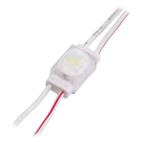 LED modul 1xSMD2835 0,36W 41Lm 12V Warm White 3000K 130°x170° MINIOVAL IP67