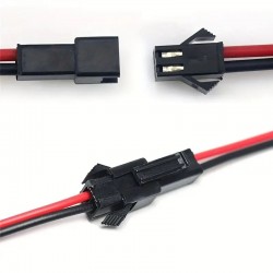 Quick connector - 2pin - single color - pár Male/Female