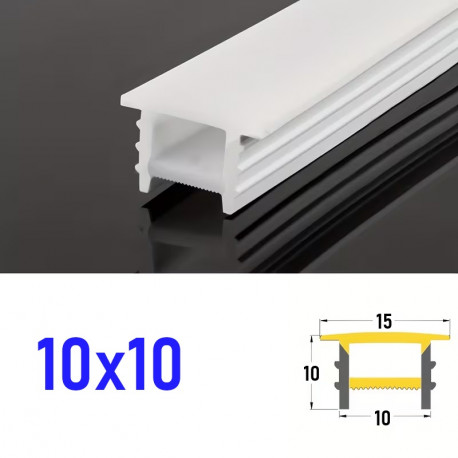 NEON FLEX zadlabávacia silikónová krytka 10x10mm