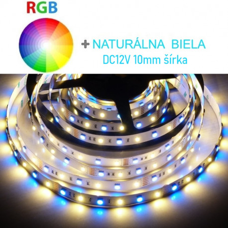 Flexibilný LED pás LS RGB+NW 60LED SMD5050 14,4W 12V masterLED 10mm