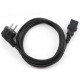 Napájací kord T3-IEC320-C13 (3x0.5 mm²) uhlová vidlica 1,5m