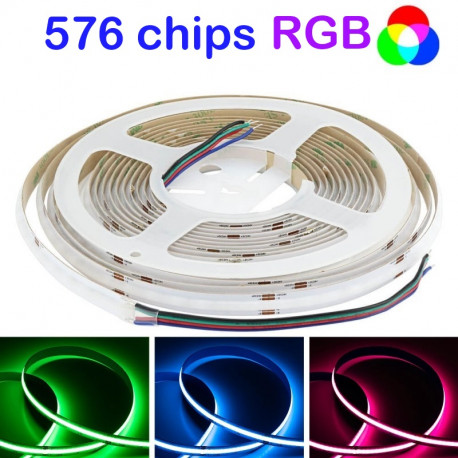 Flexibilný LED pásik LS 576LED COB RGB 14W CRI80 24V IP20 PCB 10mm OPTONICA