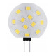 G4 12LED SMD2835 3W 300Lm Natural White 12V AC/DC ecolight