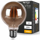 E27 G80 Filament LED 6W 600Lm Warm White 2200K dymová masterLED