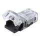 Klik konektor-spojka MONO-10mm-LED pás/Napájací vodič-Hippo-M