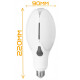E27/E40 LED žiarovka 30W 3000Lm Natural White ROCKET ecolight