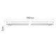 T8 150cm 24W 2400Lm Natural White - One side power - NANO-PC masterLED