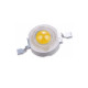 LED High Power chip 1W EPISTAR 105Lm Warm White 3000K CRI90