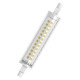 R7S - 118mm 72LED SMD2835 7W 860Lm Cold White Ceramic OSRAM