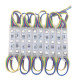 LED modul 3xSMD5050 0,72W 35Lm 12V RGB 120° IP65 MW-Lighting