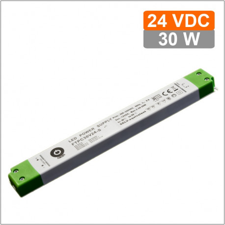 LED nábytkový napájací zdroj 24V-30W IP20 FTPC30V24-S