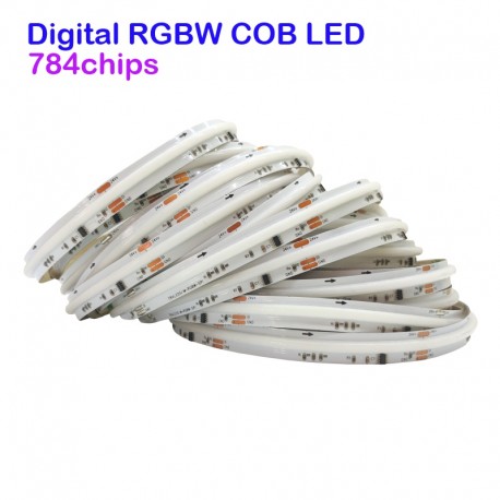 Flexibilný LED pás LS 784LED COB Digital RGB+W(4000K) WS2814 IC 14W 24V CRI90 Miboxer