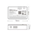Zosilovač signálu 4-kanálový pre Digital PIXEL LED SPI(TTL) DC5-24V 10A MiLight SPI-PA4