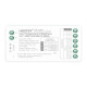 RF prijímač + PUSH 2in1 pre riadenie LED pásov MONO/CCT 12A DC12/24V MiLight SR2