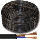 Kábel elek. OMY 2x1,0mm² H03VV-F 300/300V čierny okrúhly
