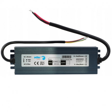 LED napájací zdroj 24V-150W IP67 ADLER ADWS-150-24