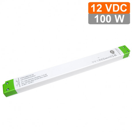 LED nábytkový napájací zdroj 12V-100W IP20 FTPC100V12-S2