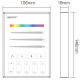 Nástenné ovládanie pre DIGITAL SPI PIXEL LED kontroléry 1-zónové 2,4GHz MiLight B9-W