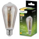 E27 ST64 FILAMENT LED 6W 660Lm Warm White 2200K Smokey Glass LUMILED