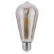 E27 ST64 FILAMENT LED 6W 660Lm Warm White 2200K Smokey Glass LUMILED