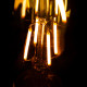 E27 ST64 FILAMENT LED 6W 660Lm Warm White 2200K Smokey Glass LUMILED