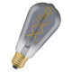 E27 ST64 VINTAGE LED 4W 140Lm AMBER 1800K Smokey Glass OSRAM 1906 EDITION