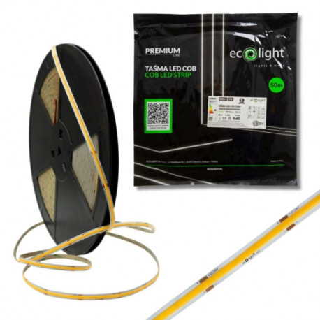 LS 480LED COB 9W 990Lm Natural White 4000K 24V CRI90 8mm ecolight
