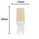 G9 LED 5W 480Lm Warm White AC220/240V ecolights