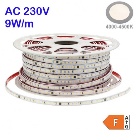 LS 120LED SMD2835 9W 900Lm AC230V Natural White IP65 120° 10x4,5mm OPTONICA