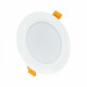 LED stropné zápustné svietidlo okrúhle Ф118mm 8W 725Lm WW IP54 DURE3
