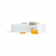 LED stropné zápustné svietidlo okrúhle Ф118mm 8W 725Lm WW IP54 DURE3