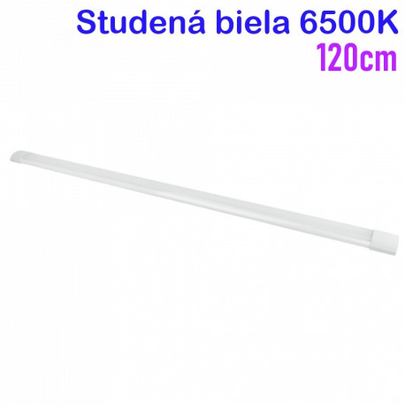 LED SLIM prisadené svietidlo 120cm 40W 4800Lm AC 230V Cold White ecolight