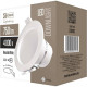 LED stropné svietidlo Ø115mm 7,5W 750Lm Natural White 100° EMOS biele