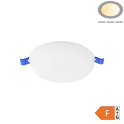 LED stropné zápustné svietidlo 18W 1800Lm  3in1 WW/NW/CW 180° bezrámové OPTONICA