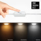 LED stropné zápustné svietidlo 18W 1800Lm  3in1 WW/NW/CW 180° bezrámové OPTONICA