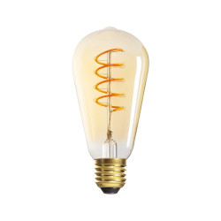 E27 ST64 VINTAGE LED 4W 250Lm AMBER 1800K Amber Glass Kanlux XLED