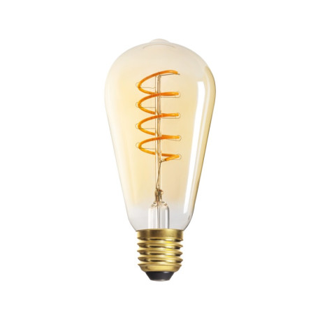E27 ST64 VINTAGE LED 4W 250Lm AMBER 1800K Amber Glass Kanlux XLED