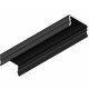 Hliníkový profil pre LED pásy BASELYTE-10-LOW - čierny anodovaný