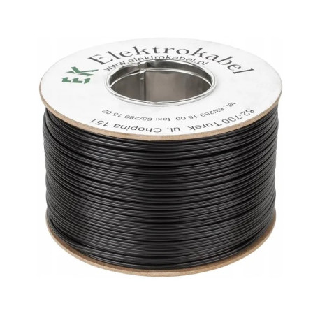 Dvojlinka SMYp 2x0,75mm² Cu čierna-červená elektrokabel