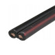 Dvojlinka SMYp 2x0,75mm² Cu čierna-červená elektrokabel