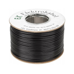 Dvojlinka SMYp 2x0,5mm² Cu čierna-červená elektrokabel