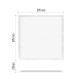 LED panel 60x60cm 36W 4320Lm (120Lm/W) Natural White backlit OPTONICA