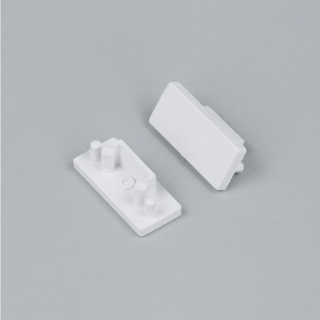 Koncovky pre hliníkový profil SURFACE10.v2 - biele/pár