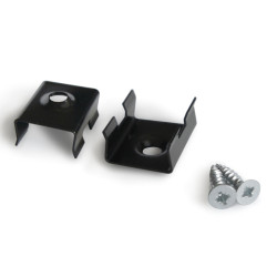 Montážny úchyt pre hliníkové profily BASELYTE-10 - čierny